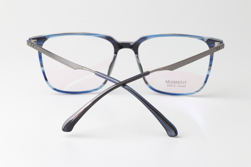 TCS7850 Eyeglasses Blue Gunmetal