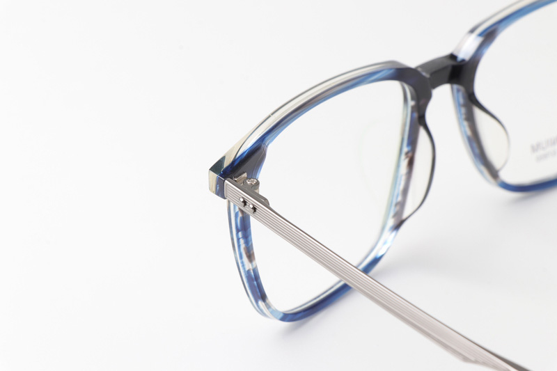 TCS7850 Eyeglasses Blue Gunmetal