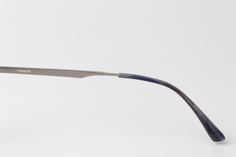 TCS7850 Eyeglasses Blue Gunmetal