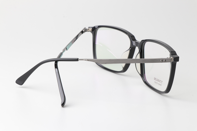 TCS7851 Eyeglasses Black Gunmetal