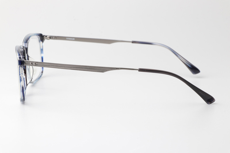 TCS7851 Eyeglasses Blue Gunmetal