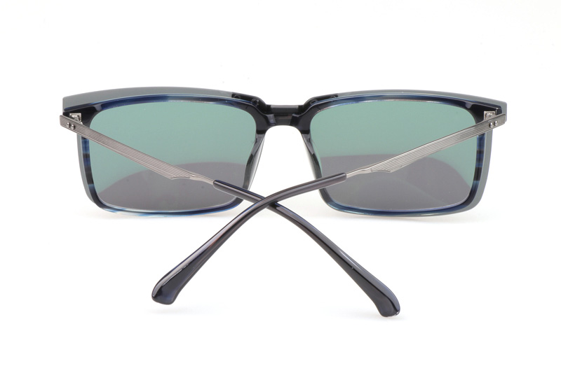 TCS7852 Eyeglasses Blue Gunmetal