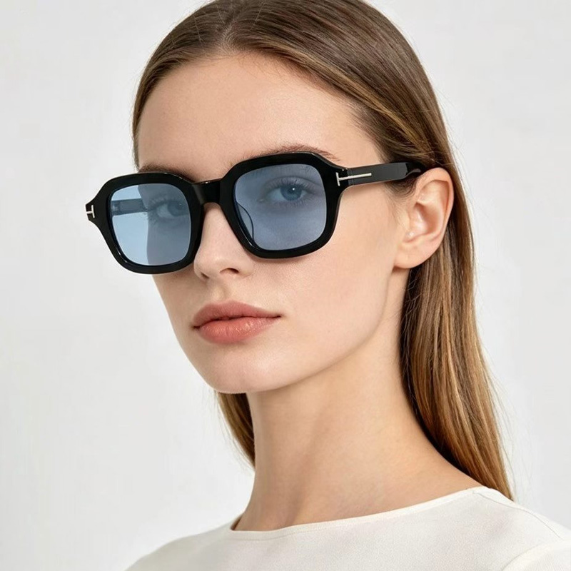 TF0021 Sunglasses Black Blue