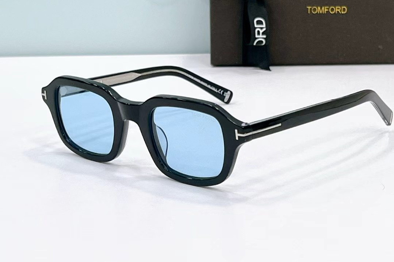 TF0021 Sunglasses Black Blue