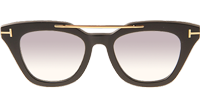 TF0575 Sunglasses In Black Gradient Grey