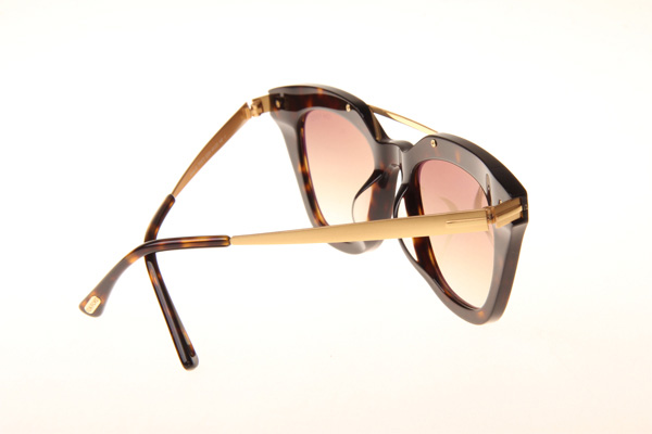 TF0575 Sunglasses In Tortoise Gradient Brown