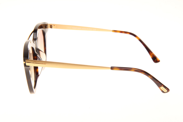 TF0575 Sunglasses In Tortoise Gradient Brown