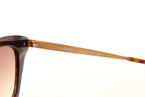 TF0575 Sunglasses In Tortoise Gradient Brown