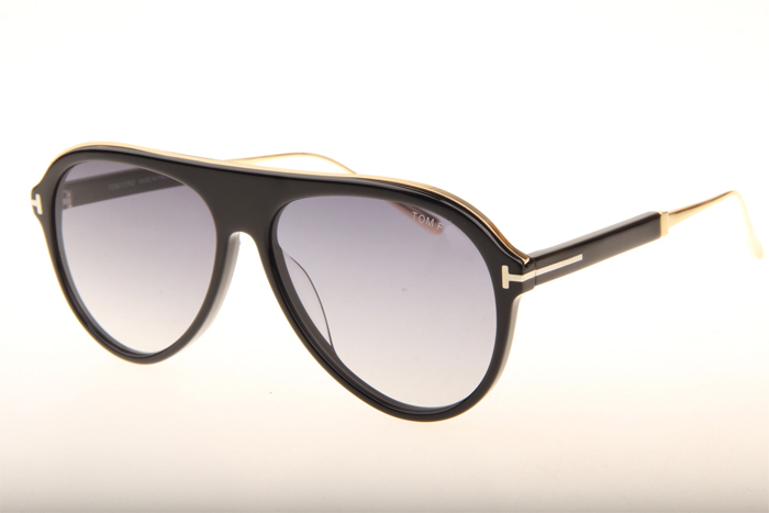 TF0624 Sunglasses In Black Gradient Grey