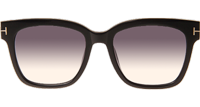 TF0643-K Sunglasses In Black Gradient Grey