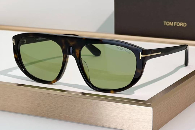 TF1002 Sunglasses Tortoise Green