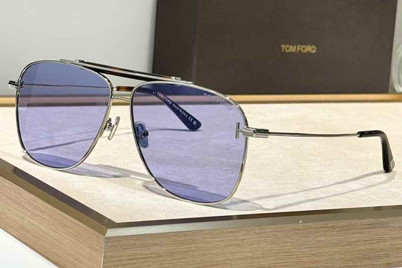 TF1017 Sunglasses Silver Blue