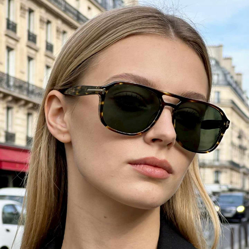 TF1022 Sunglasses Tortoise Green