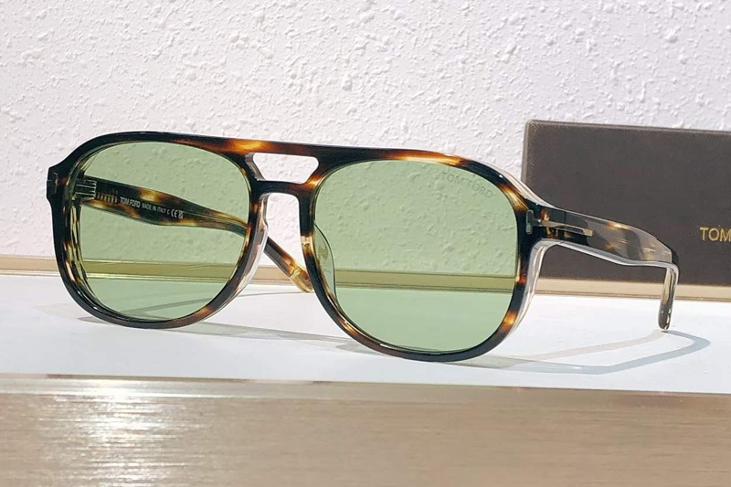 TF1022 Sunglasses Tortoise Green