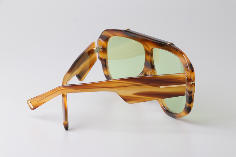 TF1093 Sunglasses Light Tortoise Green