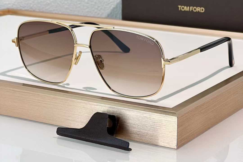 TF1096 Sunglasses Gold Gradient Brown