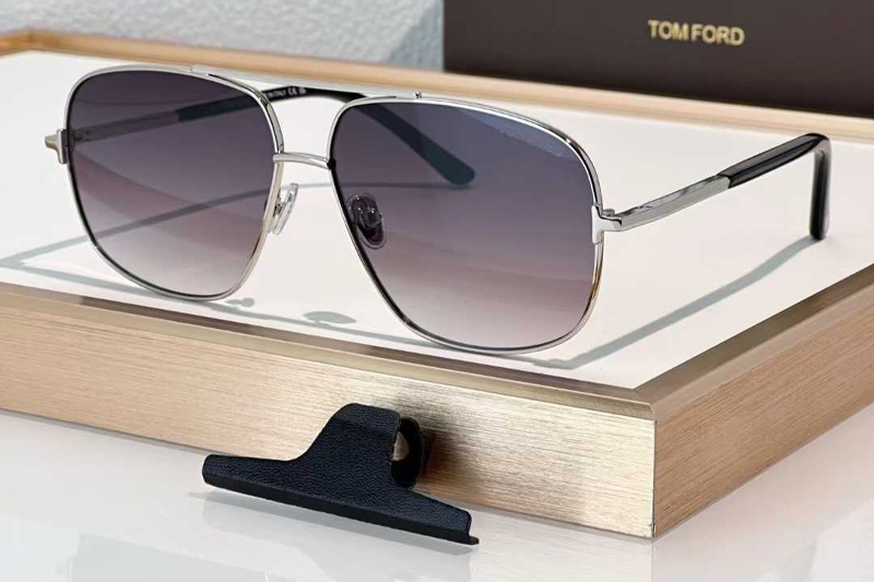 TF1096 Sunglasses Silver Gradient Gray