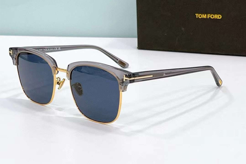 TF1139K Sunglasses Gray Gold Blue