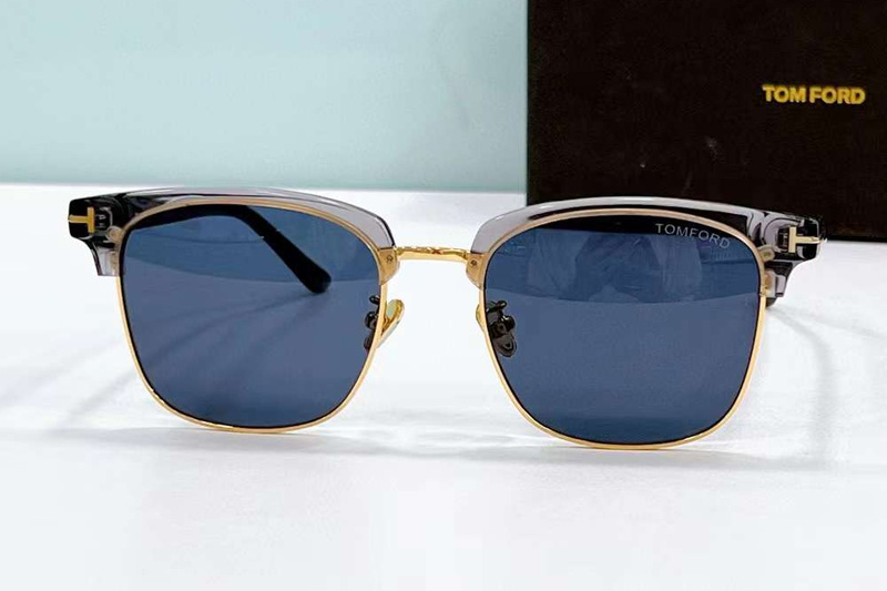 TF1139K Sunglasses Gray Gold Blue