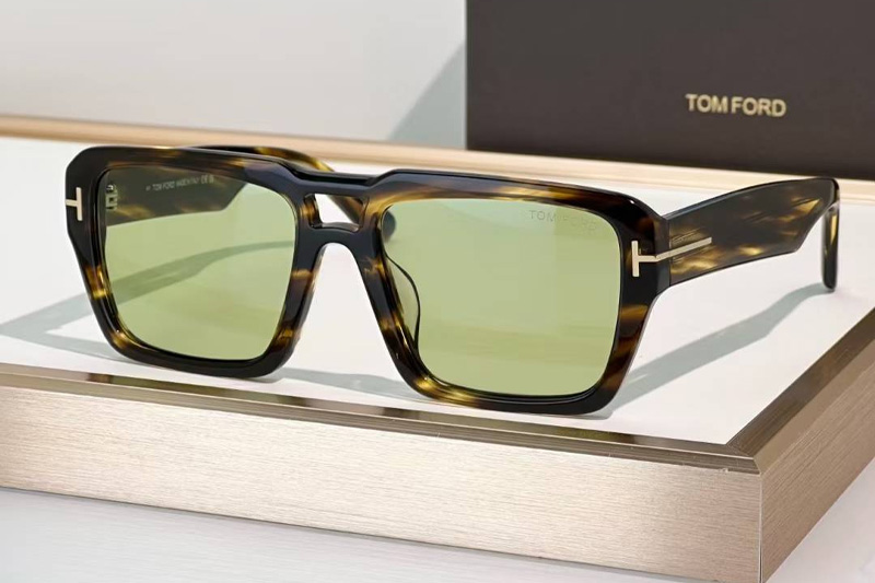 TF1153 Sunglasses Tortoise Green