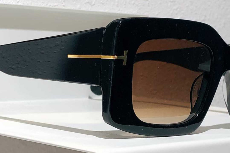 TF1188-K Sunglasses Black Gradient Brown