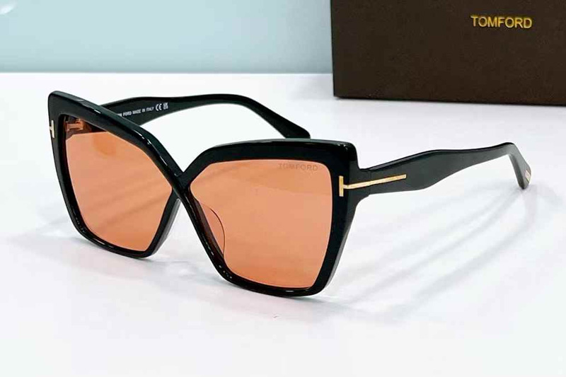 TF1195 Sunglasses Black Gold Pink