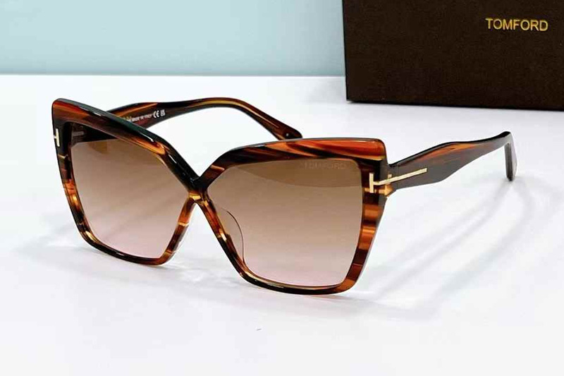 TF1195 Sunglasses Brown Gradient Brown
