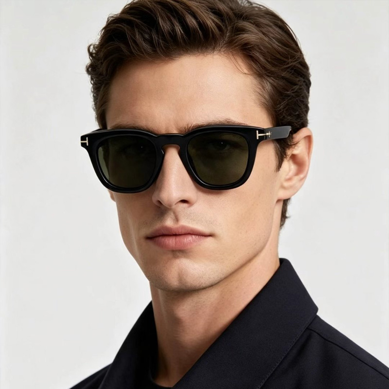 TF1326 Sunglasses Black Green