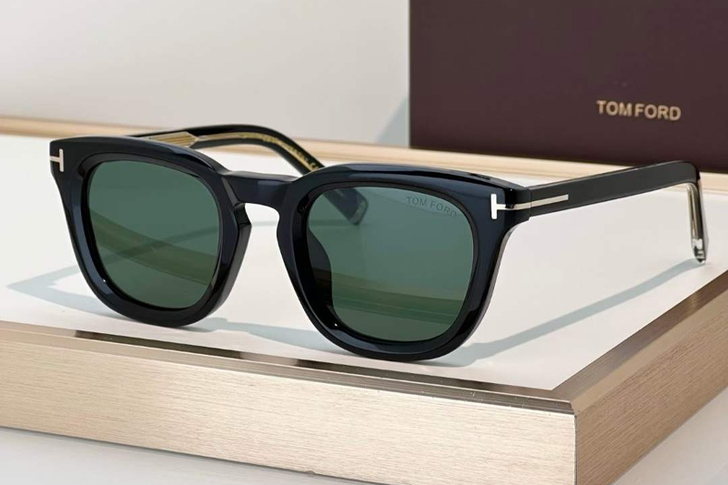 TF1326 Sunglasses Black Green