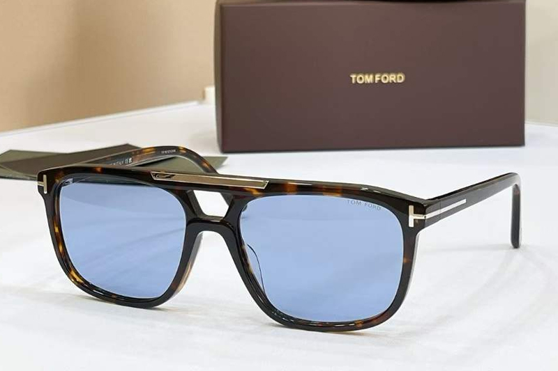 TF1338 Sunglasses Tortoise Blue