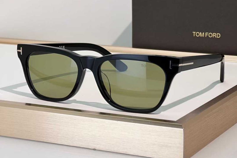 TF1362 Sunglasses Black Green
