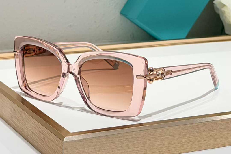 TF4199 Sunglasses Pink Gradient Brown