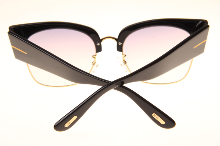 TF554 Dakota Sunglasses In Black Gradient Pink