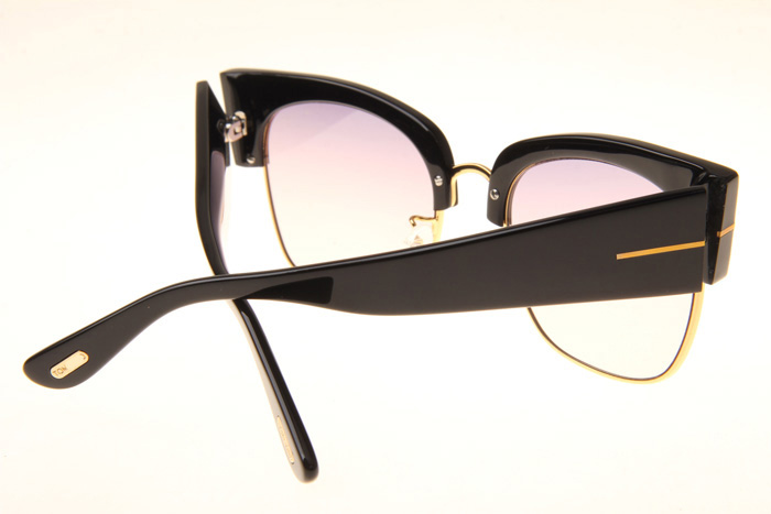 TF554 Dakota Sunglasses In Black Gradient Pink