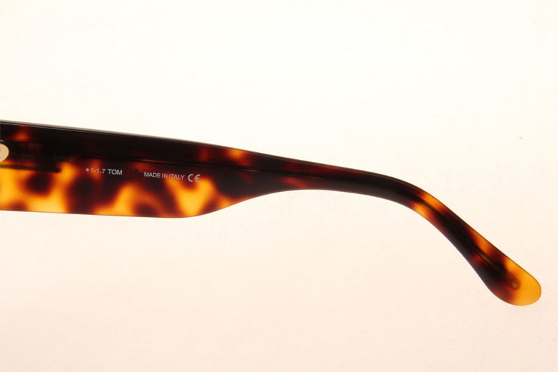 TF554 Dakota Sunglasses In Tortoise Gold Gradient Brown