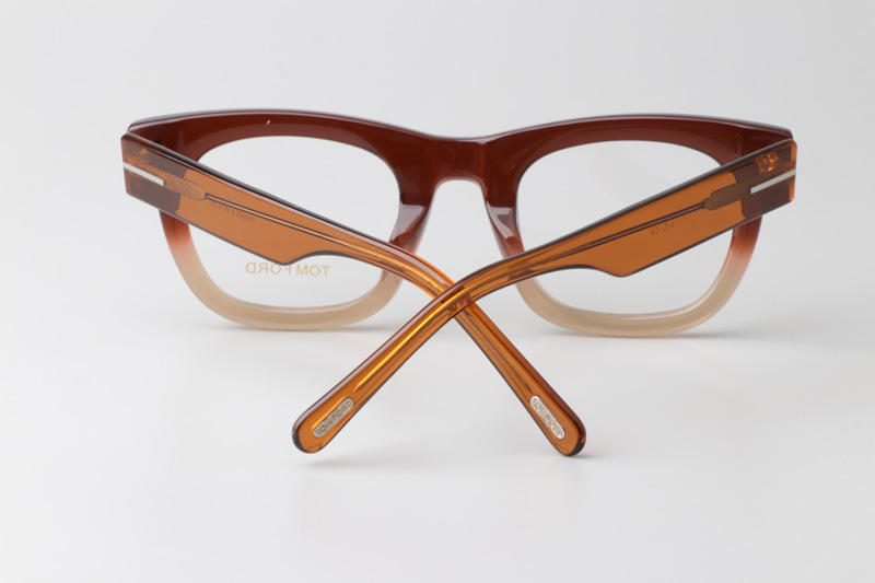 TF5872B Eyeglasses Brown Transparent