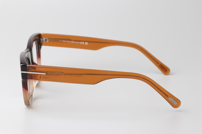 TF5872B Eyeglasses Brown Transparent