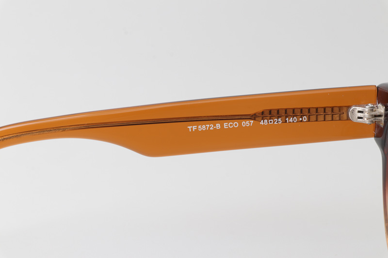 TF5872B Eyeglasses Brown Transparent