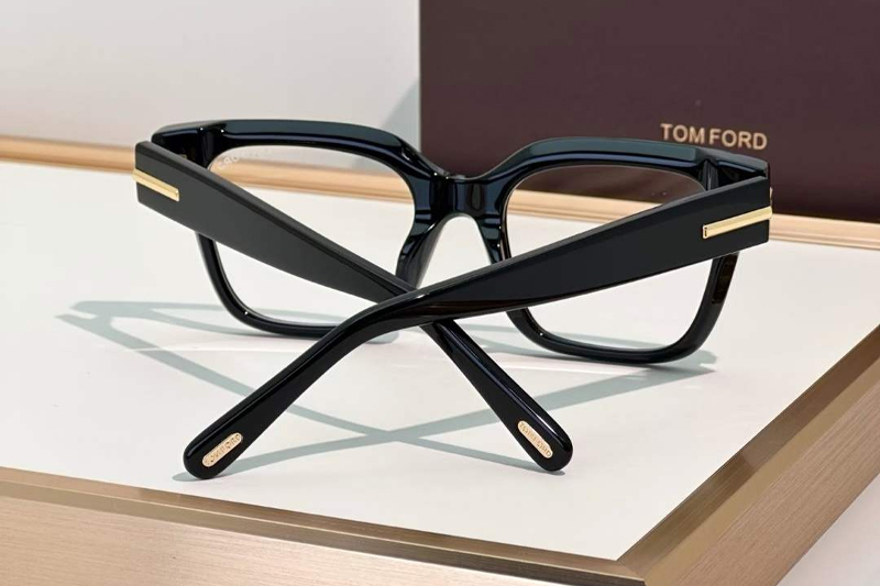 TF6078-B Eyeglasses Black Gold