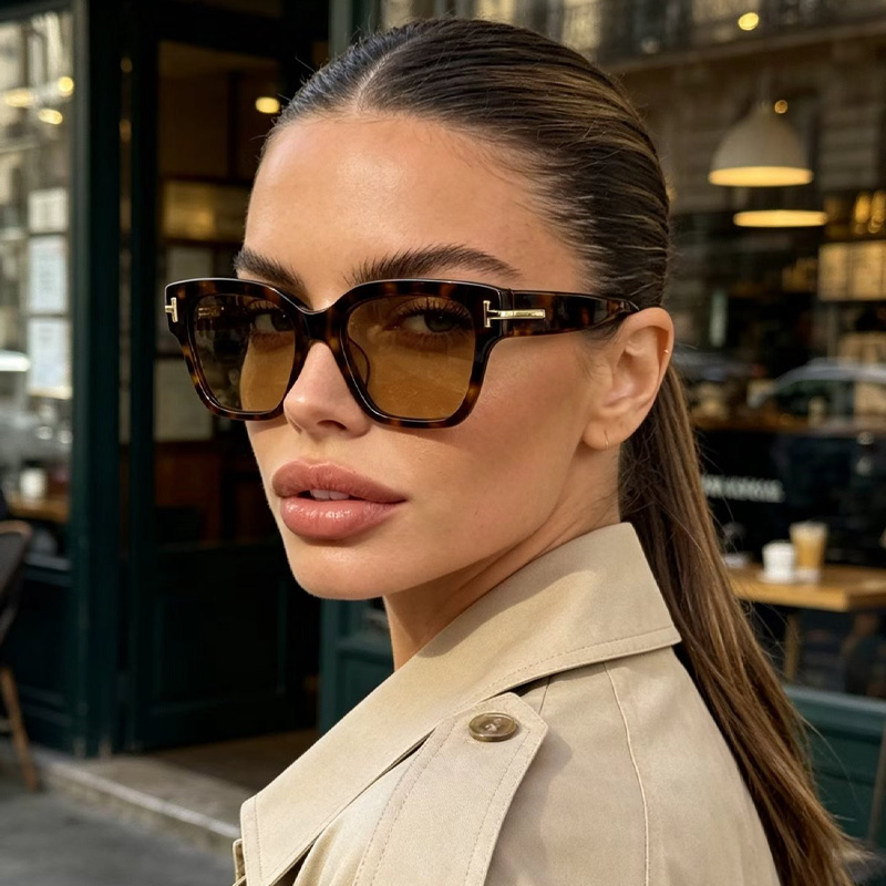 TF6078-B Sunglasses Tortoise Brown