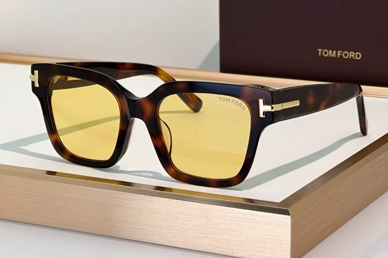 TF6078-B Sunglasses Tortoise Yellow
