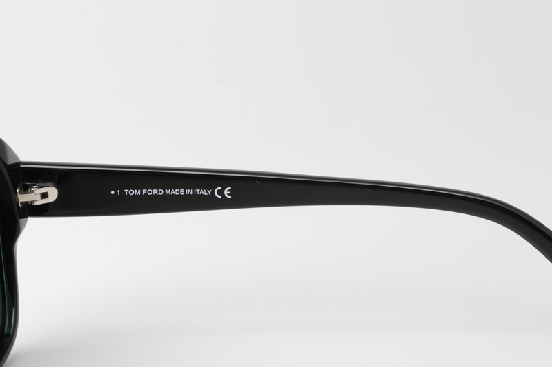TF908 Hawkings Sunglasses Black Green