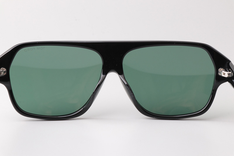 TF908 Hawkings Sunglasses Black Green