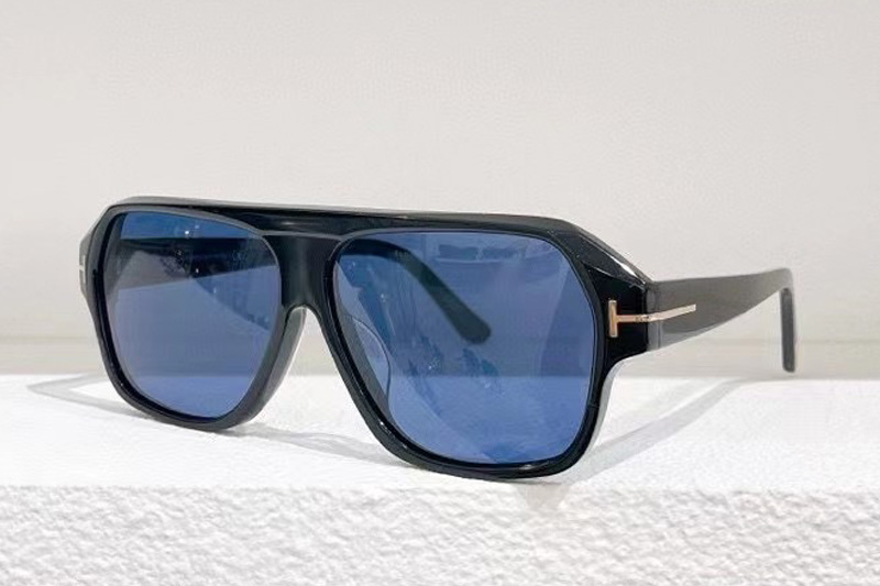 TF908 Sunglasses In Black Grey