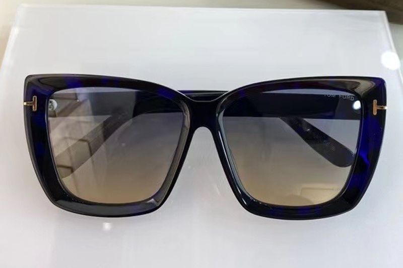 TF920 Sunglasses In Black Gradient Grey