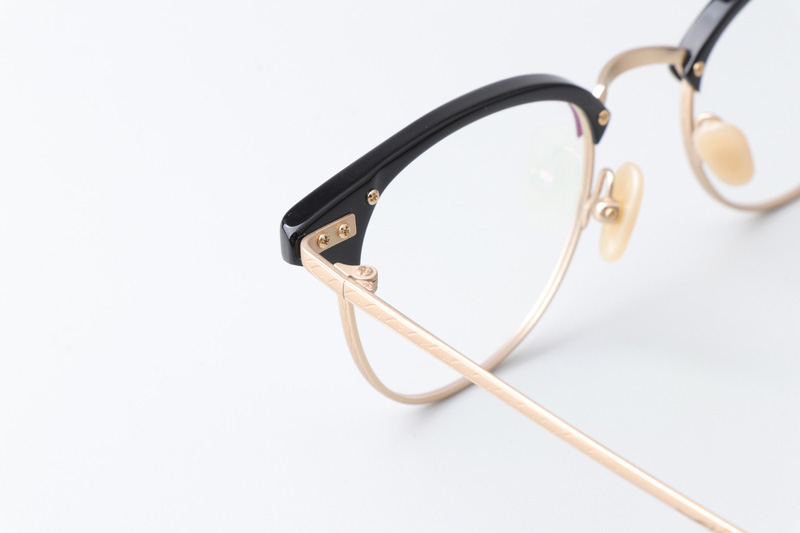 TH9011 Eyeglasses Black Gold