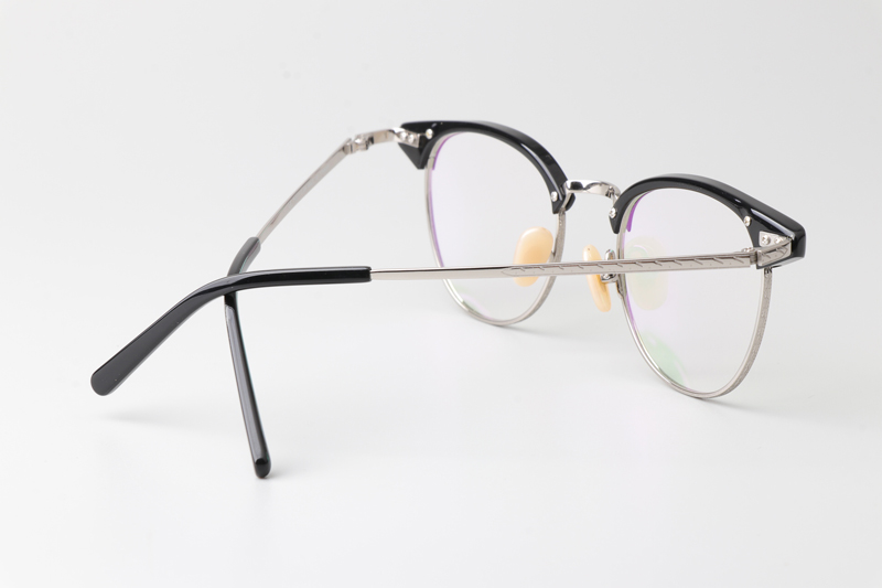 TH9011 Eyeglasses Black Silver