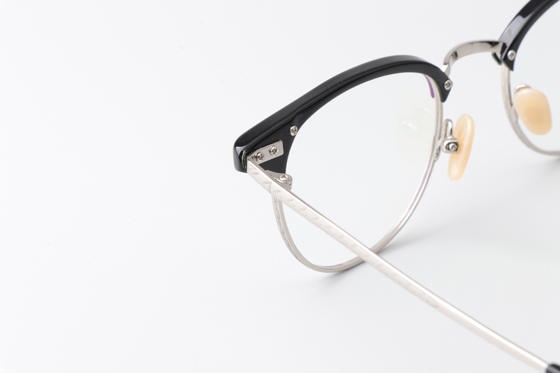 TH9011 Eyeglasses Black Silver