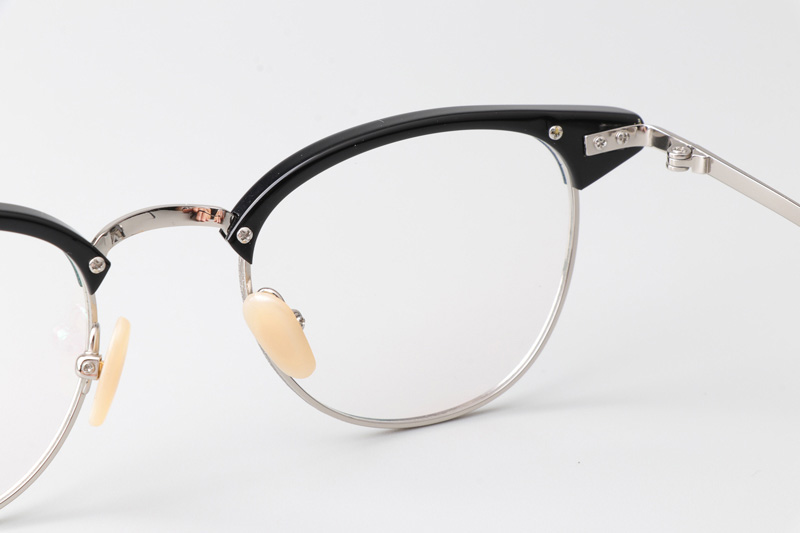 TH9011 Eyeglasses Black Silver