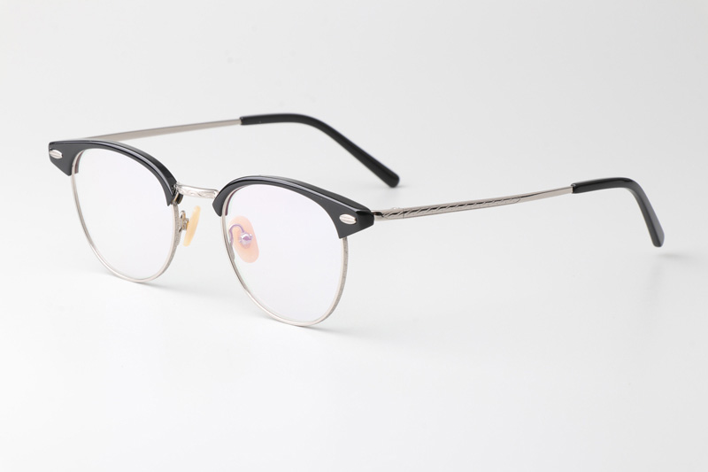 TH9011 Eyeglasses Black Silver